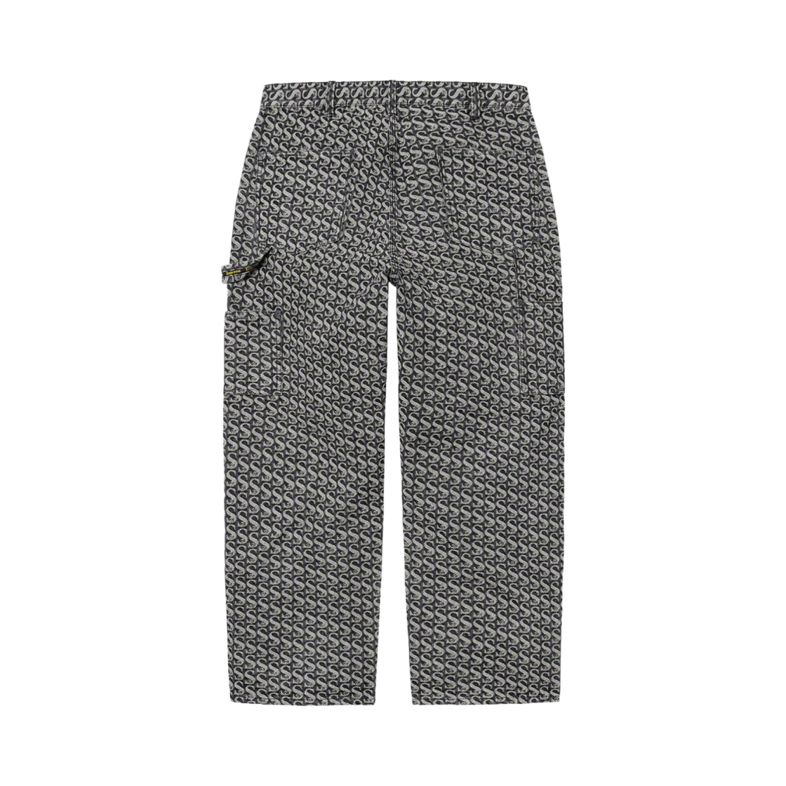 슈프림 모노그램 더블 니 데님 페인터 팬츠 블랙 - 21FW(Supreme Monogram Double Knee Denim Painter Pants Black - 21FW) - 2