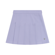 (W) BAPE Pleated Mini Skirt Smoky Grape