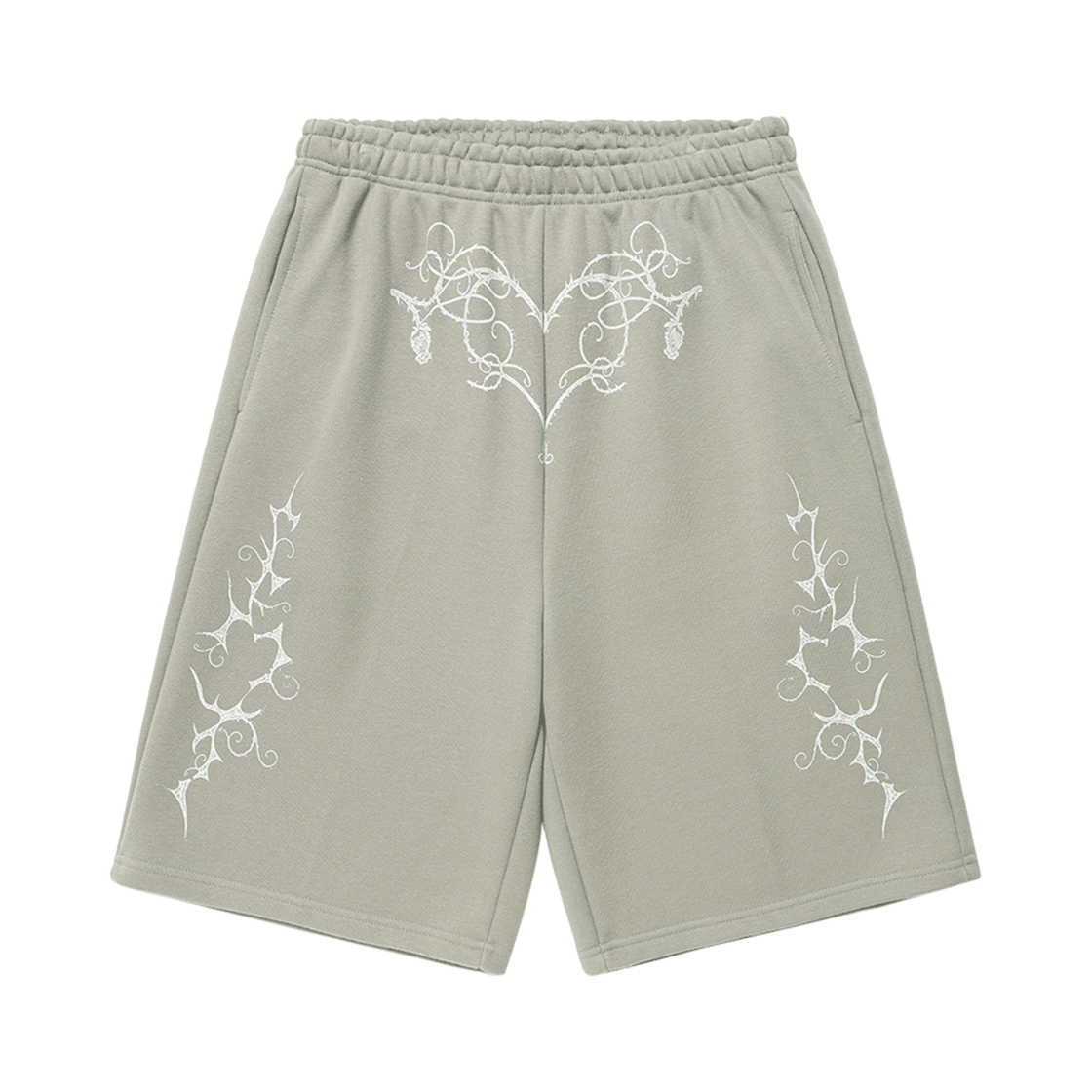 카비시 W 스템 스웨트 쇼츠 카키(CAVISH W Stem Sweat Shorts Khaki)