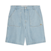 Maison Kitsune Denim Workwear Shorts Light Wash