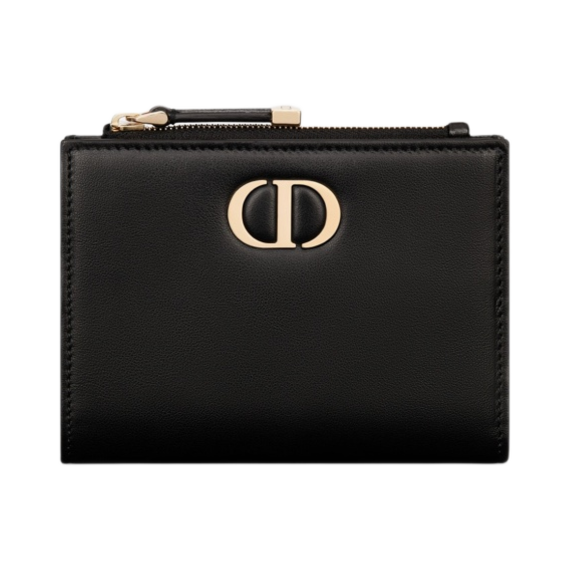 디올 30 몽테뉴 달리아 지갑 블랙 스무스 카프스킨(Dior 30 Montaigne Dahlia Wallet Black Smooth Calfskin) - 1