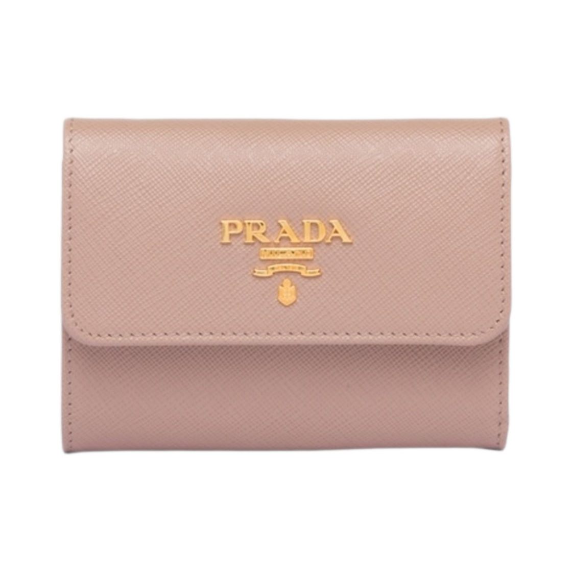 프라다 스몰 사피아노 레더 월렛 파우더 핑크 파이어리 레드(Prada Small Saffiano Leather Wallet Powder Pink Fiery Red) - 1