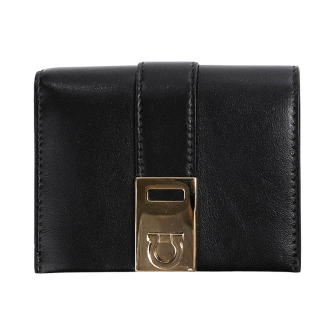 220633-770850 Ferragamo Hug Credit Wallet Black