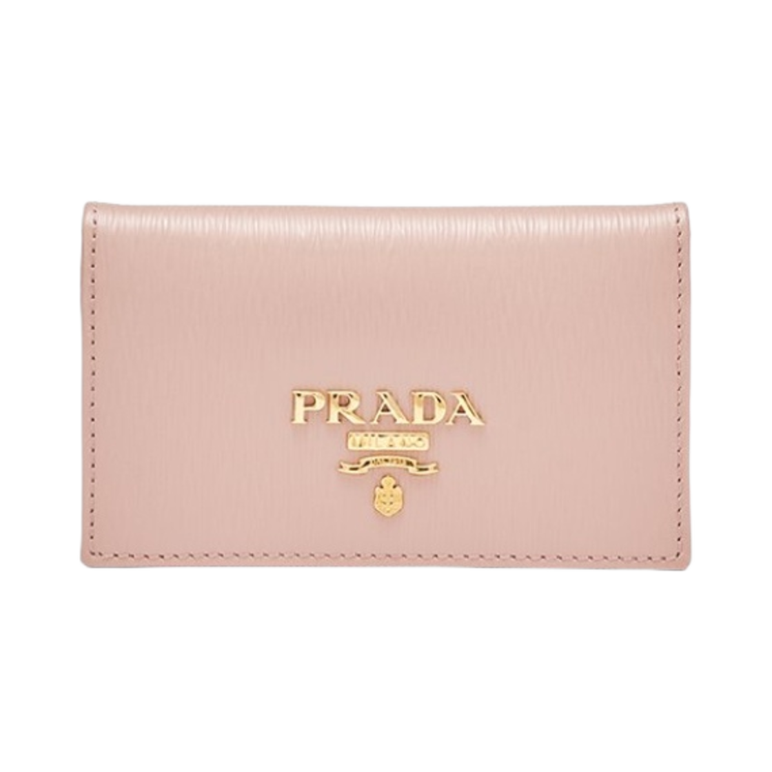 1MC122-2B6P-F0236 Prada Saffiano Leather Card Holder Powder Pink