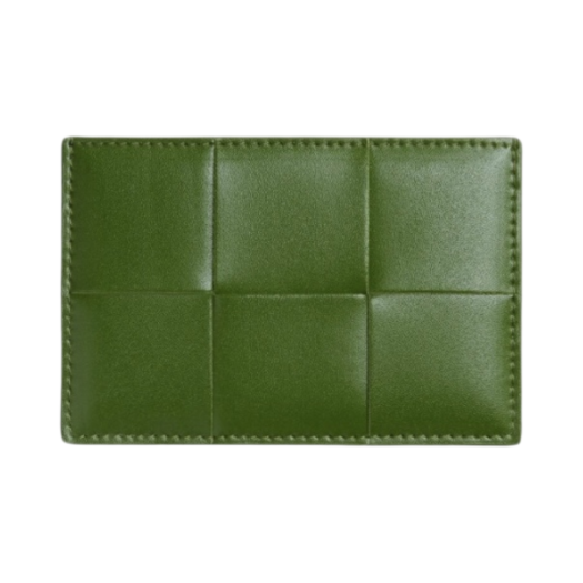 Bottega Veneta Credit Card Case Calfskin Avocado