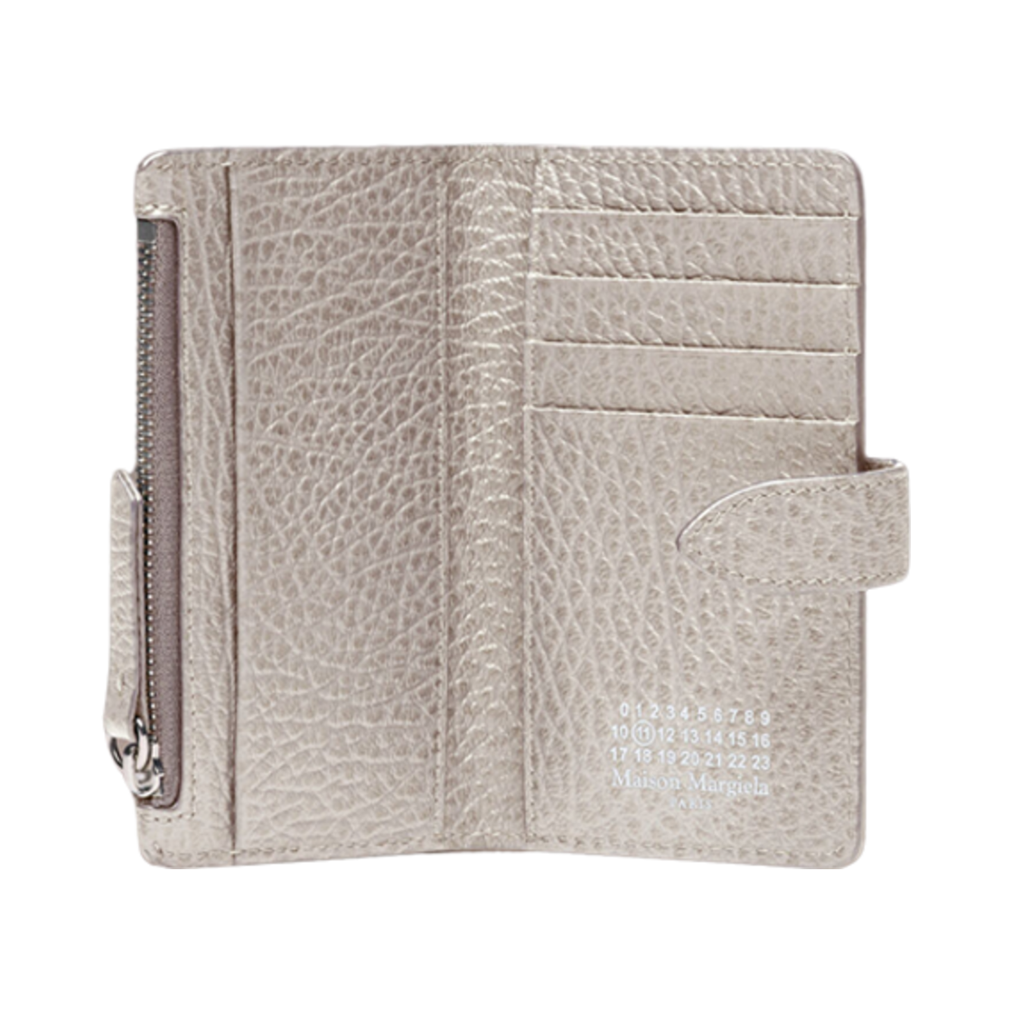 메종 마르지엘라 포 스티치 지퍼 월렛 라이트 그레이(Maison Margiela Four Stitch Zip Wallet Light Grey) - 2