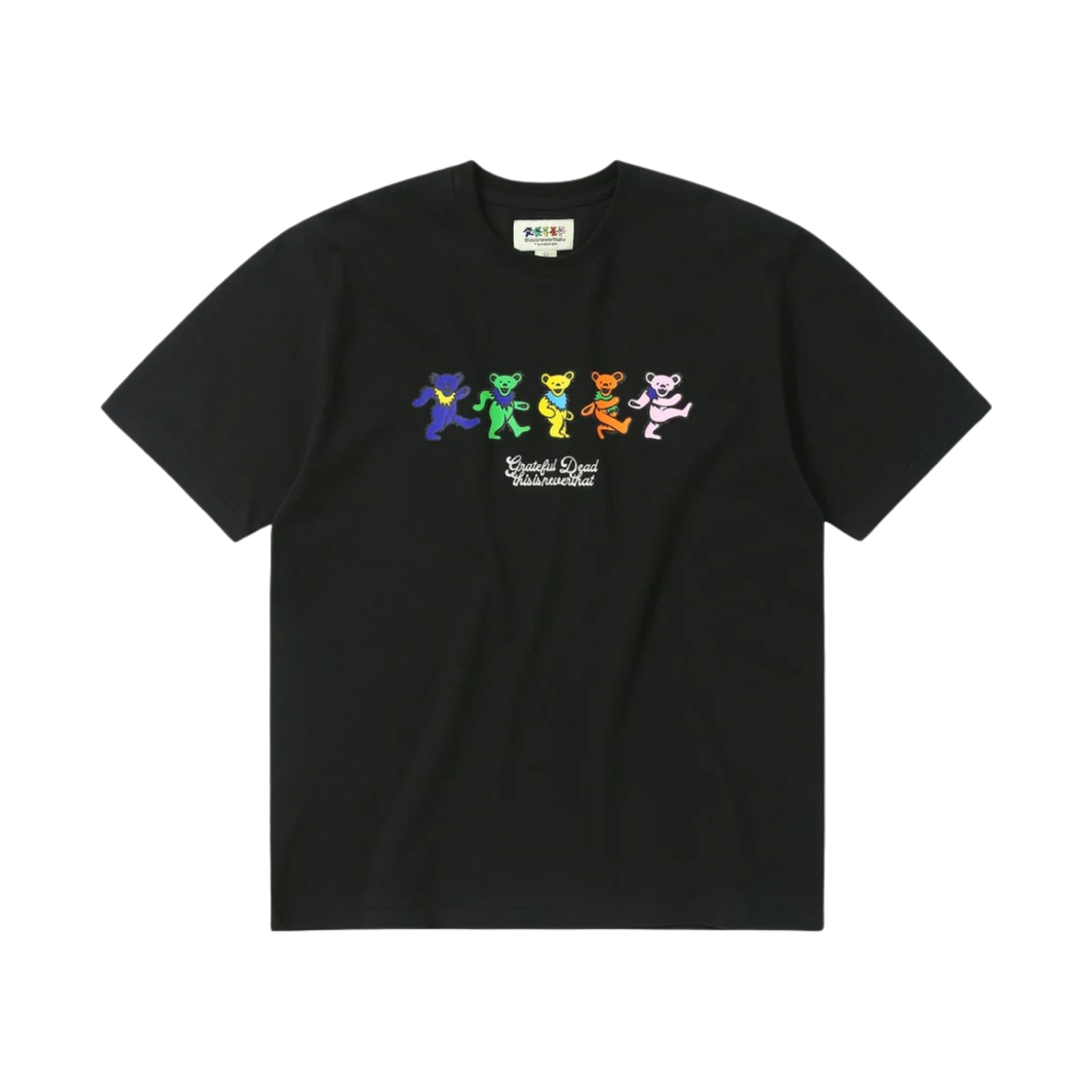 디스이즈네버댓 x 그레이트풀 데드 댄싱 베어 티셔츠 블랙(Thisisneverthat x Grateful Dead Dancing Bears T-Shirt Black)