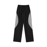 Dominant Silk Wave Double Pants Black Grey