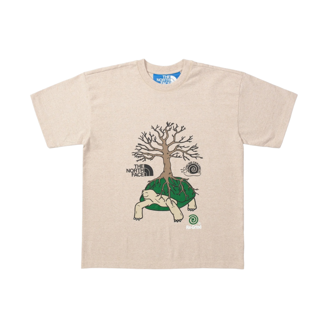 NF0A7UIE6C1 The North Face x Online Ceramics Graphic T-Shirt White Regrind