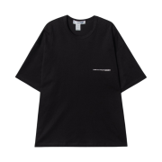 Comme des Garcons Shirt Oversized Fit Logo T-Shirt Black