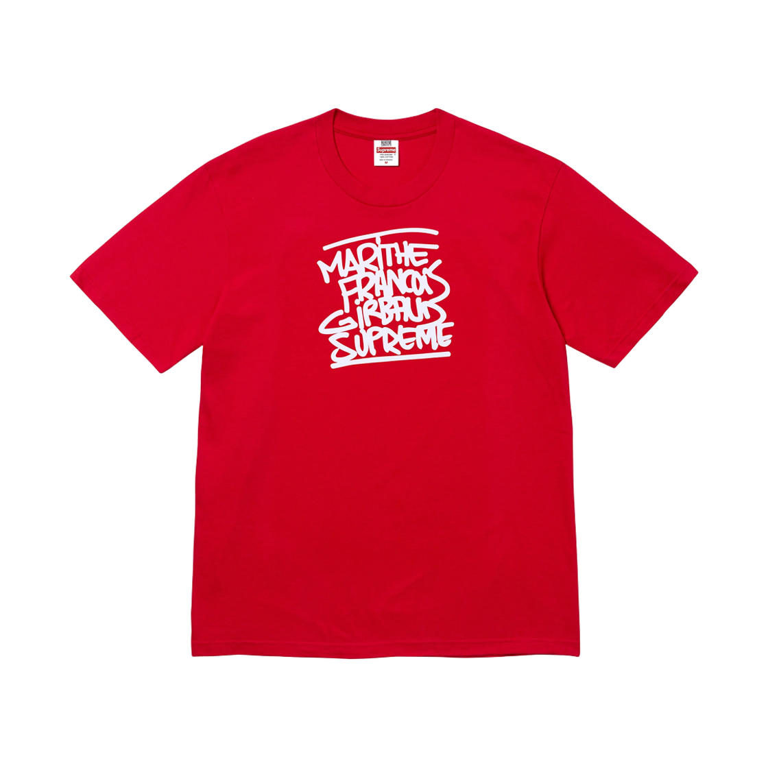 슈프림 x 마리떼 프랑소와 저버 티셔츠 레드 - 25SS(Supreme x Marithe Francois Girbaud T-Shirt Red - 25SS)
