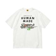 Human Made White Tiger Graphic T-Shirt White