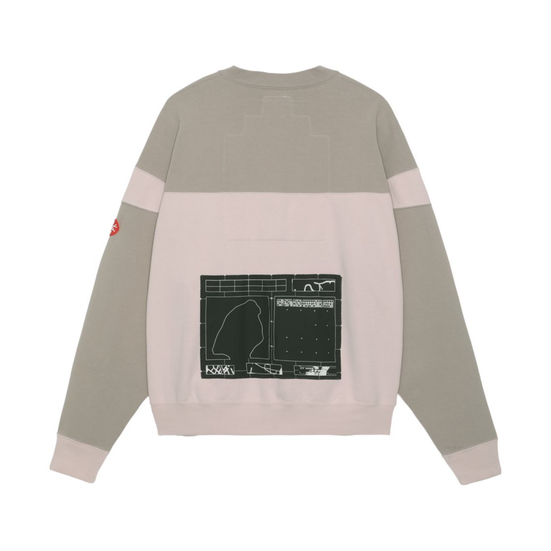 카브엠트 커브드 스위치 크루 넥 그레이 핑크 - 23SS(Cav Empt Curved Switch Crew Neck Grey Pink - 23SS) - 2