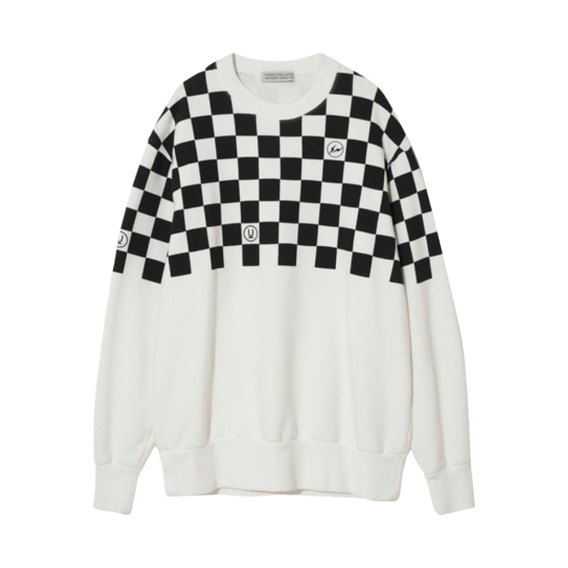 UC2C9812-2 Undercover x Fragment UC2C9812-2 Cotton Pullover Black Check