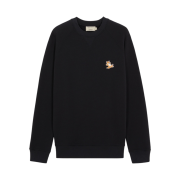 Maison Kitsune Chillax Fox Patch Classic Sweatshirt Black