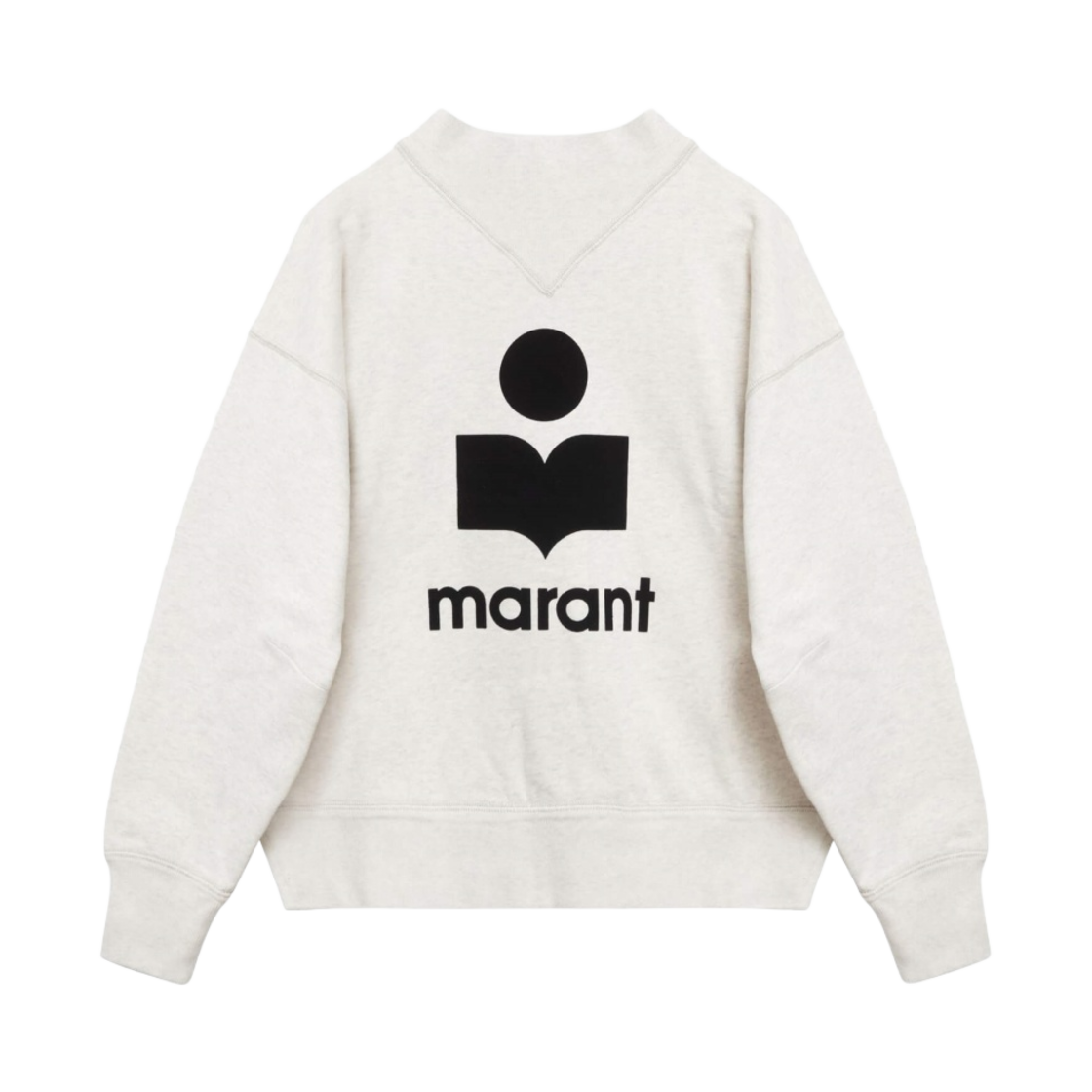 SW0003FA-A1M07E-23EC (W) Isabel Marant Moby Logo Sweatshirt Ecru