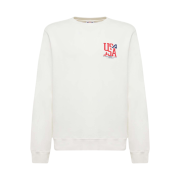 Autry Iconic Logo Crewneck Sweatshirt White