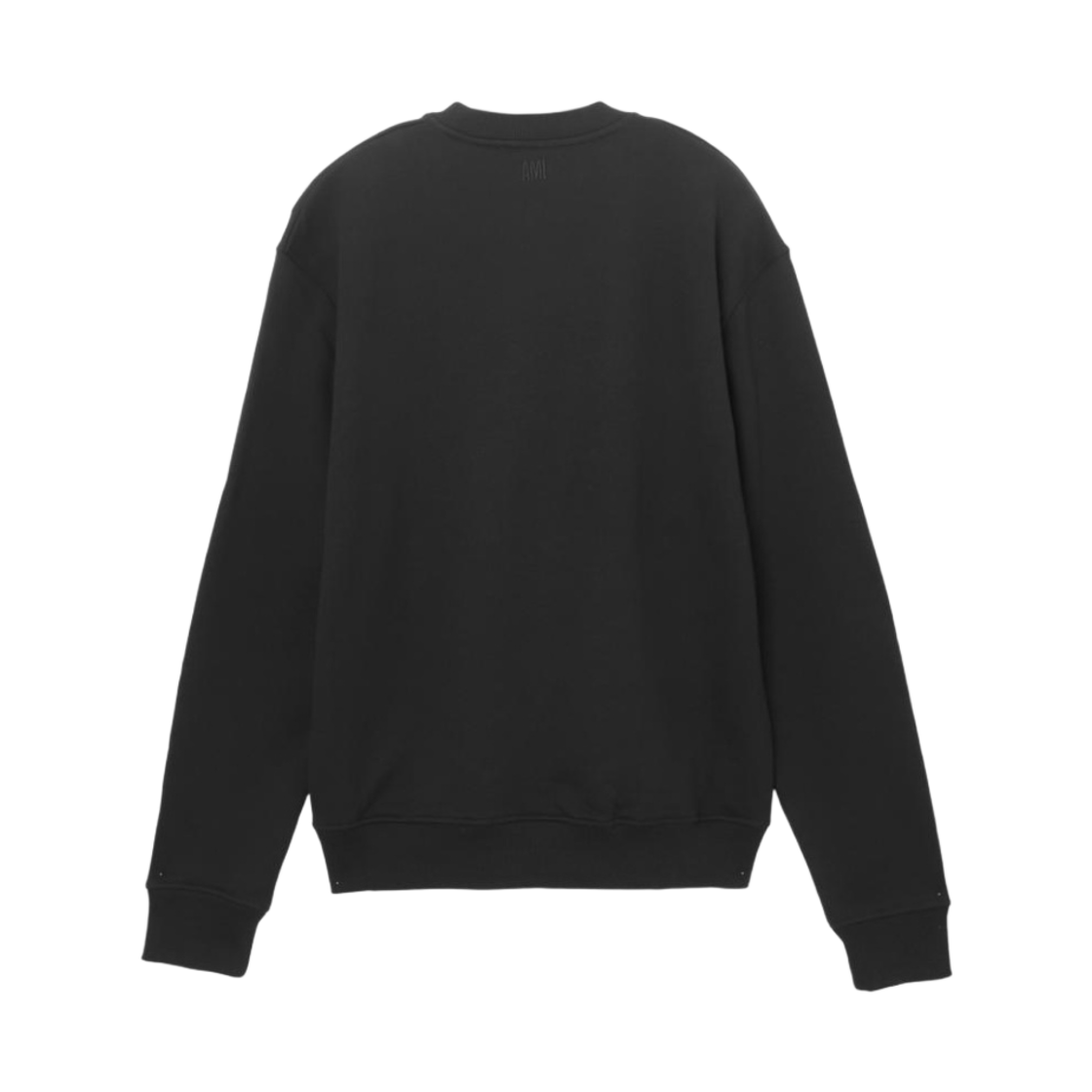 아미 스몰 하트 로고 톤온톤 스웨트셔츠 블랙(AMI de Coeur Tone-On-Tone Sweatshirt Black) - 2