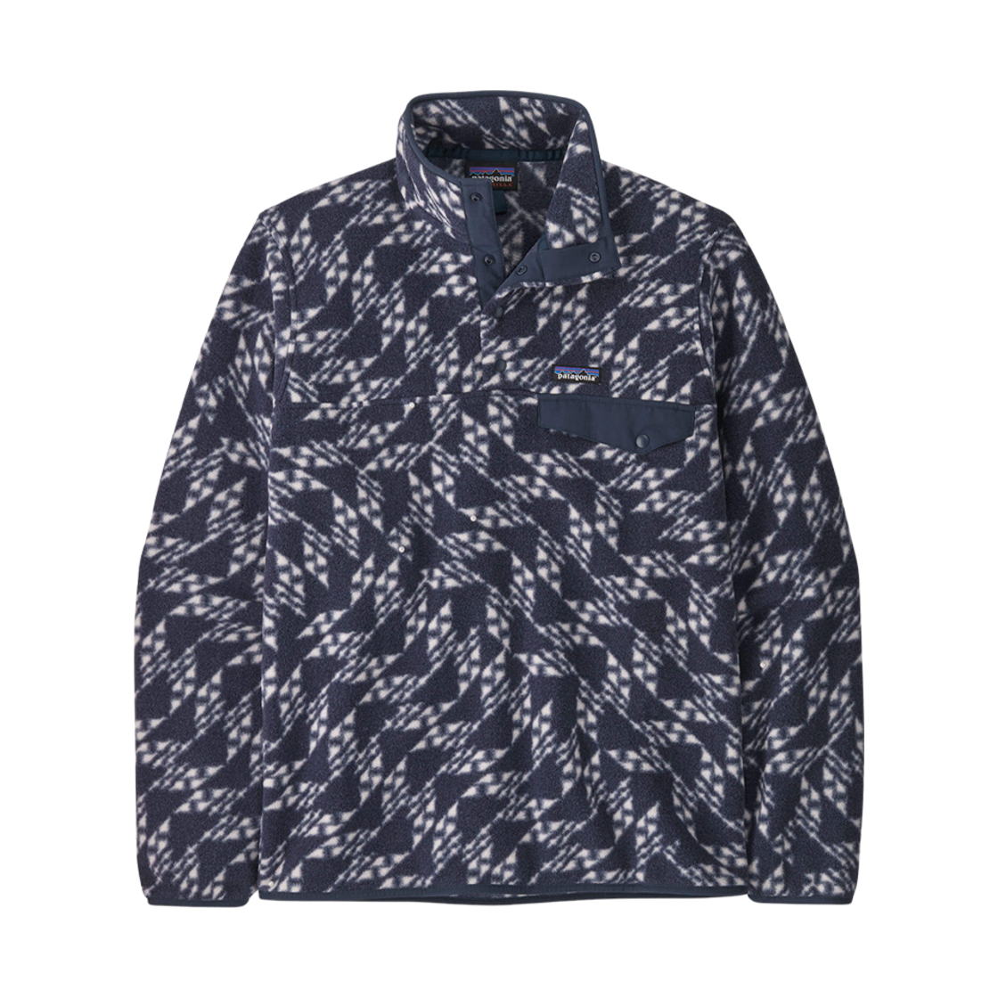 25551 Patagonia Lightweight Synchilla Snap-T Fleece Pullover Synched Flight New Navy