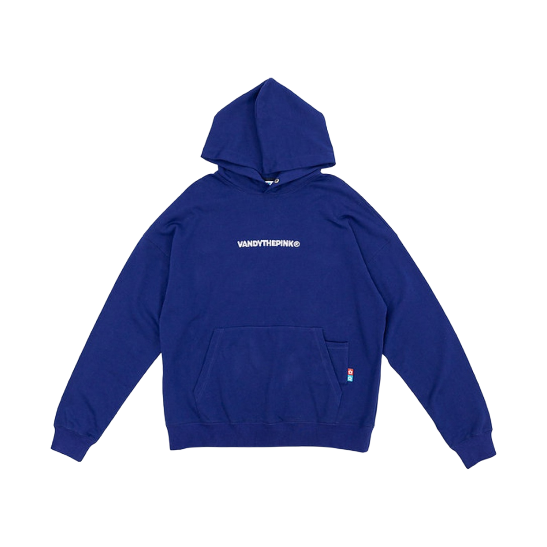 반디 더 핑크 클래식 플라워 후드 네이비(Vandy The Pink Classic Flower Hoodie Navy) - 2