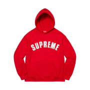 Supreme Pearl Logo Hooded Sweatshirt Red - 21FW