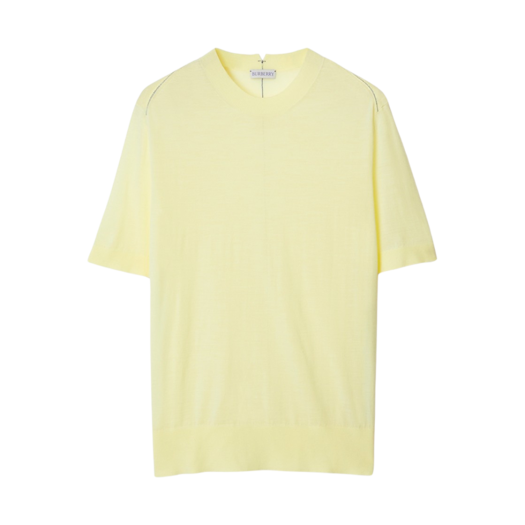 (W) Burberry Wool T-Shirt Sherbet
