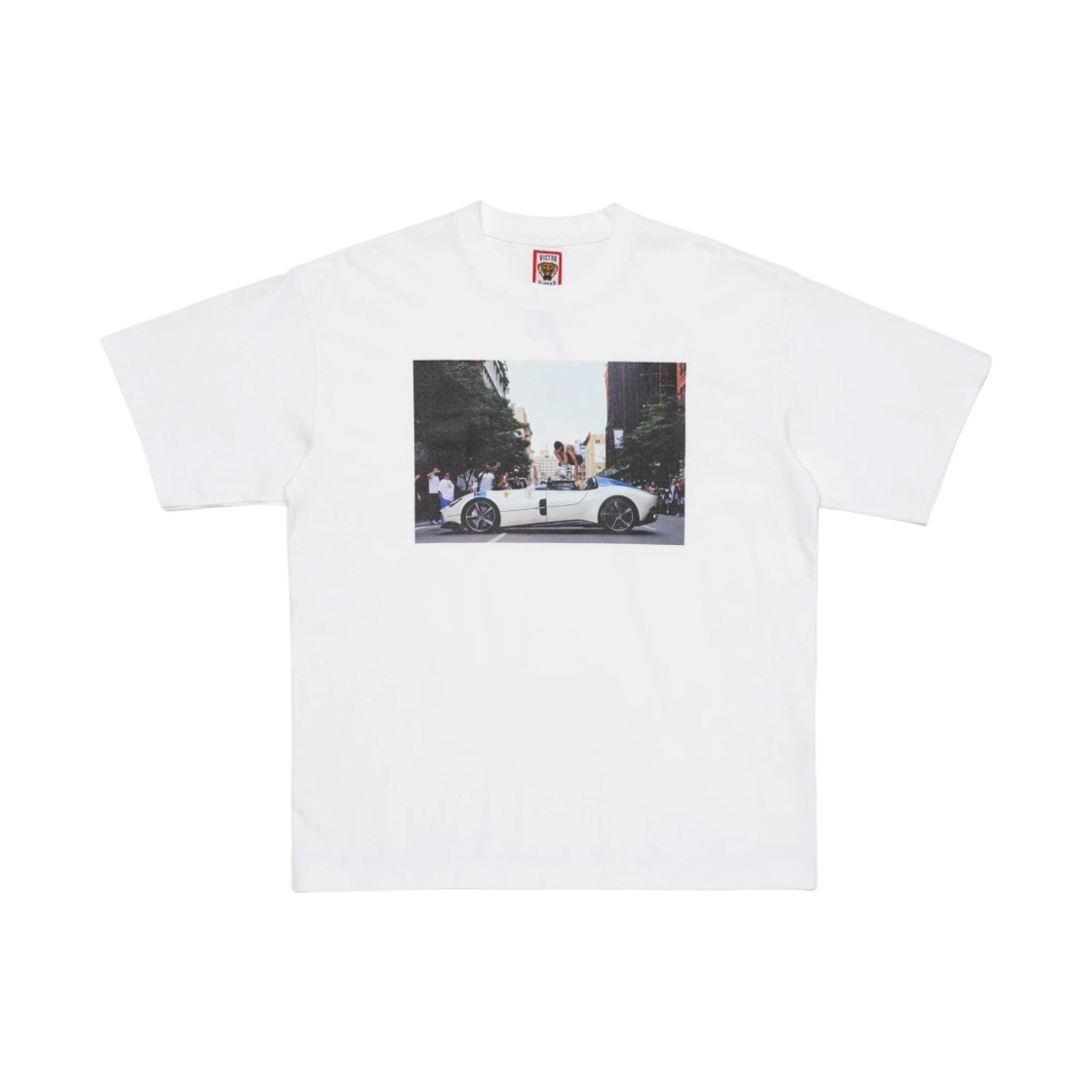 빅터 빅터 x 하디스 티셔츠 #2 화이트(Victor Victor x Hardies T-Shirt #2 White)