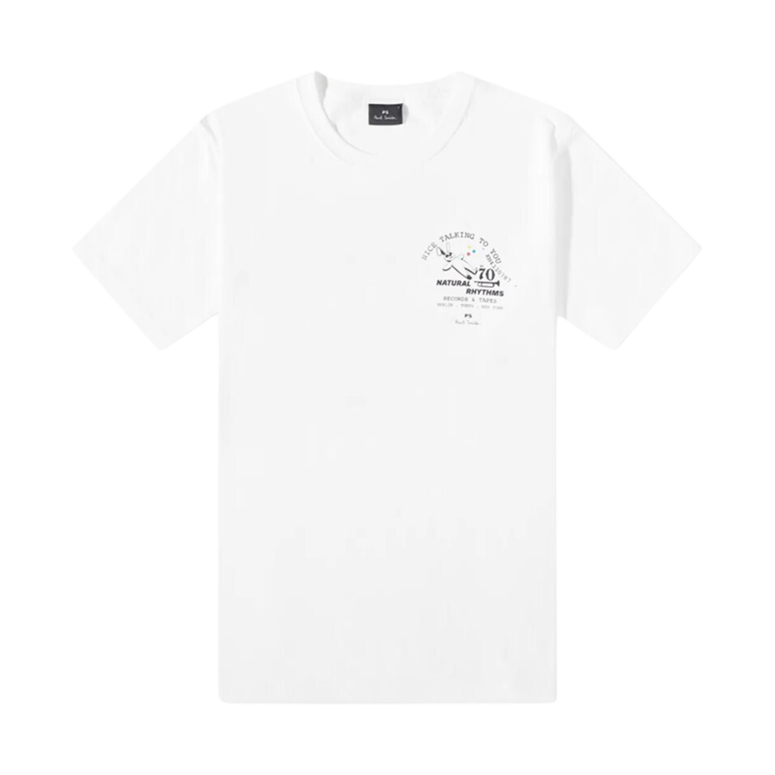 M2R-011R-LP4054-01 Paul Smith Natural Rhythms T-Shirt White