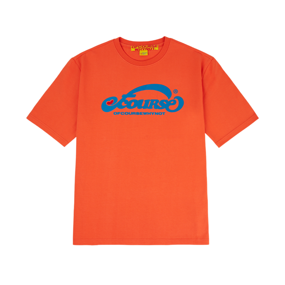 OW42TRU01_OR ofcoursewhynot Soul Mate T-Shirt Orange