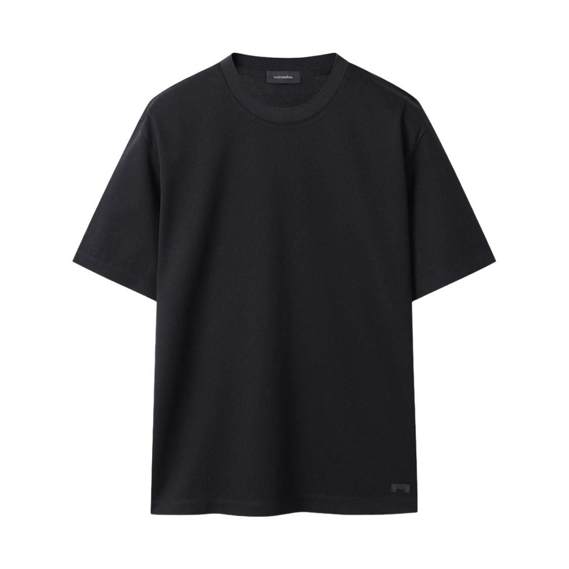 CWTAM25411BKX Customellow Basic T Shirt Black