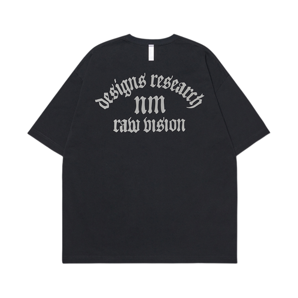 노매뉴얼 R.V 아치 로고 티셔츠 블랙(NOMANUAL R.V Arch Logo T-Shirt Black)