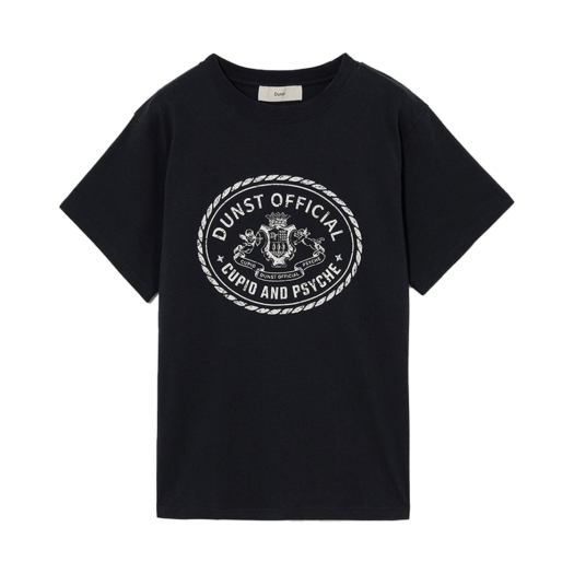 UDTS5B121N2_M_ Dunst Unisex Cupid Campus T-Shirt French Navy