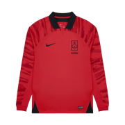 Nike Korea Dri-Fit Stadium Home LS Jersey Global Red - Asia (Non Marking Ver.)
