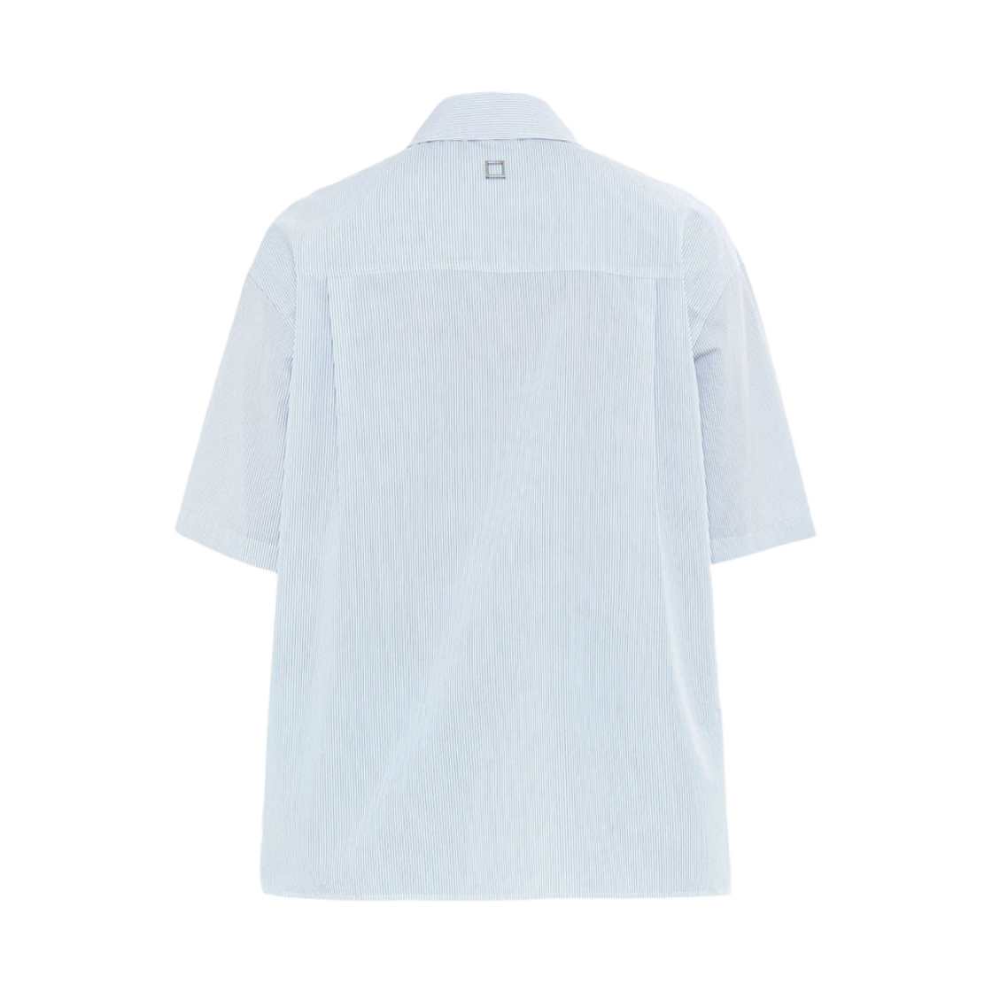 우영미 스트라이프 자수 숏슬리브 셔츠 블루 - 23SS(Wooyoungmi Stripe Embroidered Short Sleeve Shirt Blue - 23SS) - 2