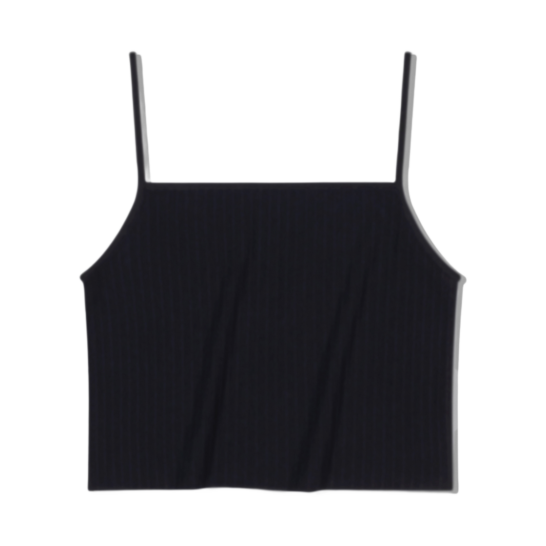 (W) 로우클래식 비스코스 립드 슬리브리스 블랙((W) Low Classic Viscose Ribbed Sleeveless Black)