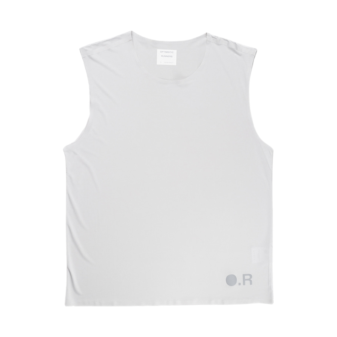 - Optimistic Runners Recycled OR Tank Top Light Grey