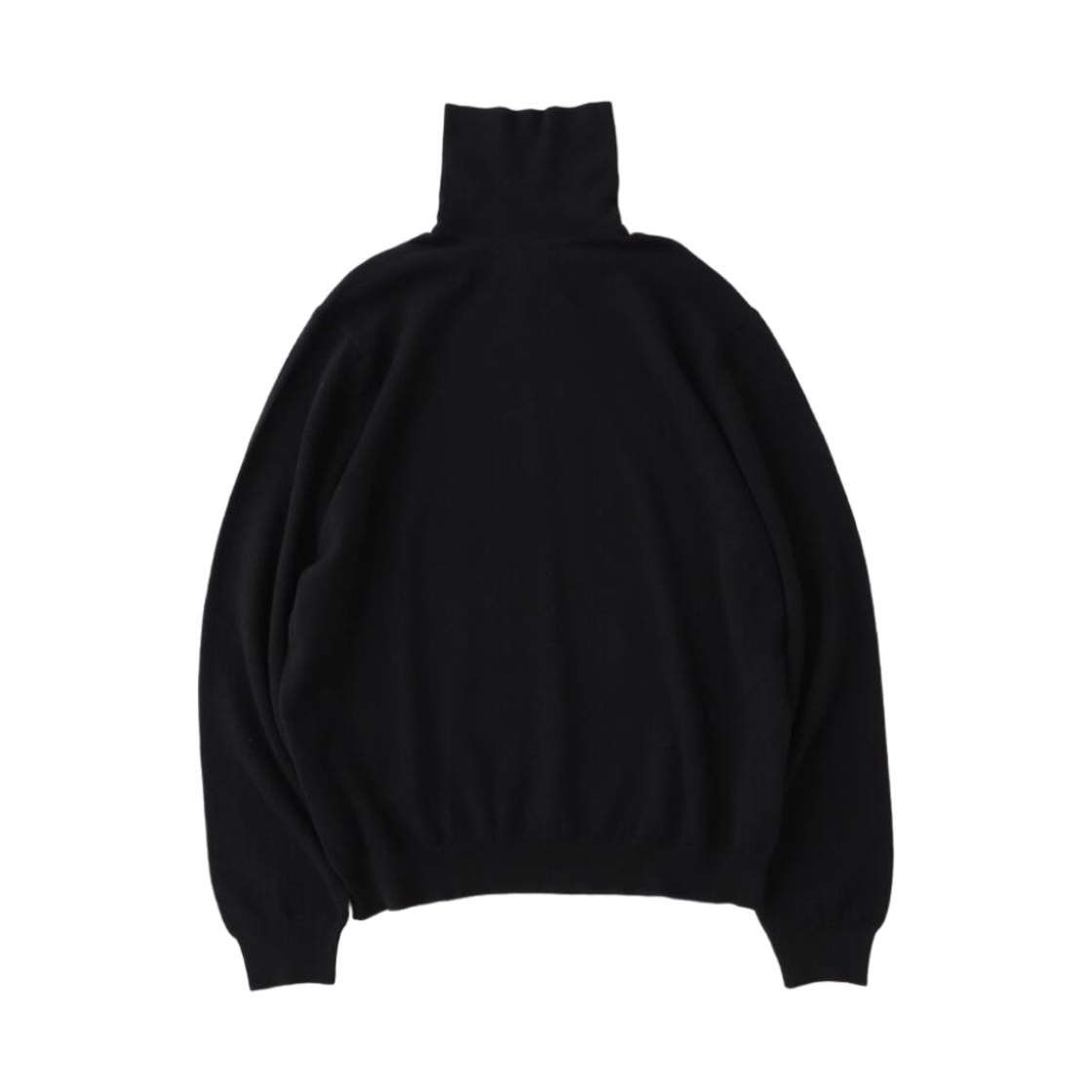 A03-06008 Comoli x Scott & Charters Turtle Neck Knit Black - 24AW