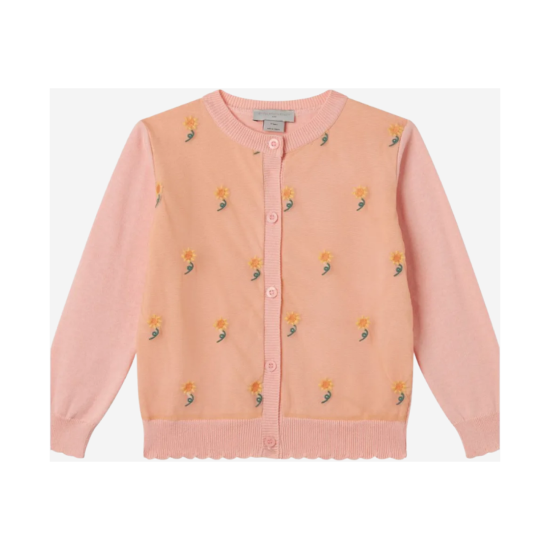 TU9B00Z1881433 (Kids) Stella McCartney Knit Cardigan Salmon Pink