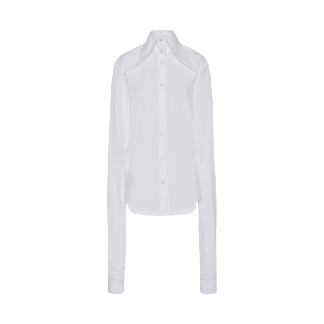 (W) 더 로우 코튼 에이스 셔츠 화이트((W) The Row Ace Shirt in Cotton White)