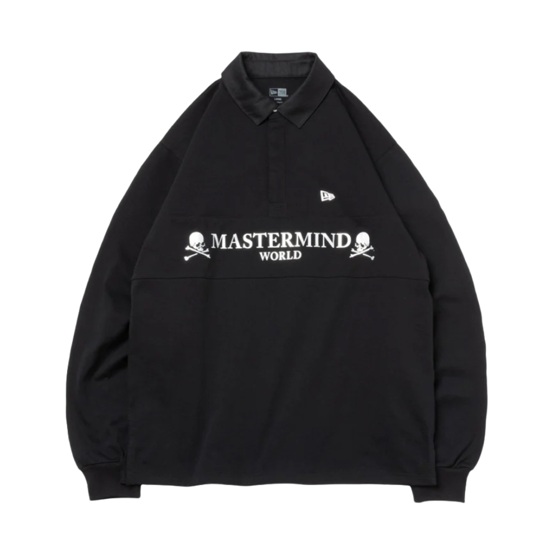 14200724 New Era x Mastermind World Golf Rugby Long Sleeve T-Shirt Black