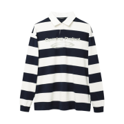 Opening Project Identity Stripe Collar T shirt White