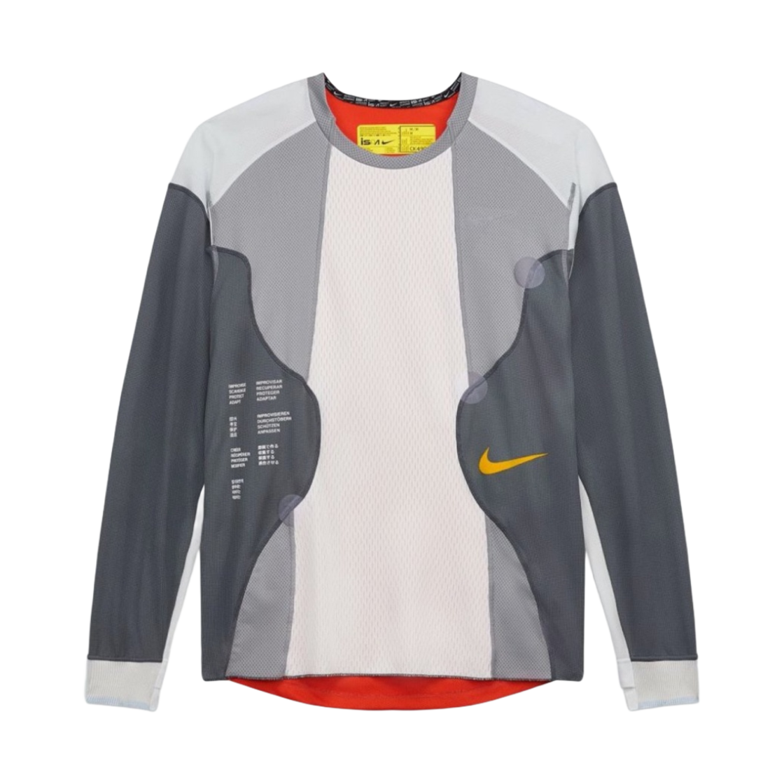 나이키 NRG ISPA 드라이핏 롱슬리브 탑 다크 그레이(Nike NRG ISPA Dri-Fit LS Top Dark Grey)