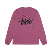 Stussy Basic Stussy LS T-Shirt Berry 2024