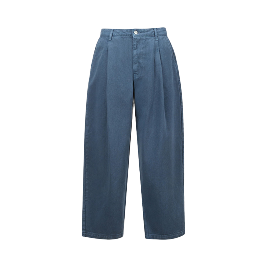 LH2511DN001EBL Le17Septembre Over-Dyeing Wide Tuck Denim Pants Blue