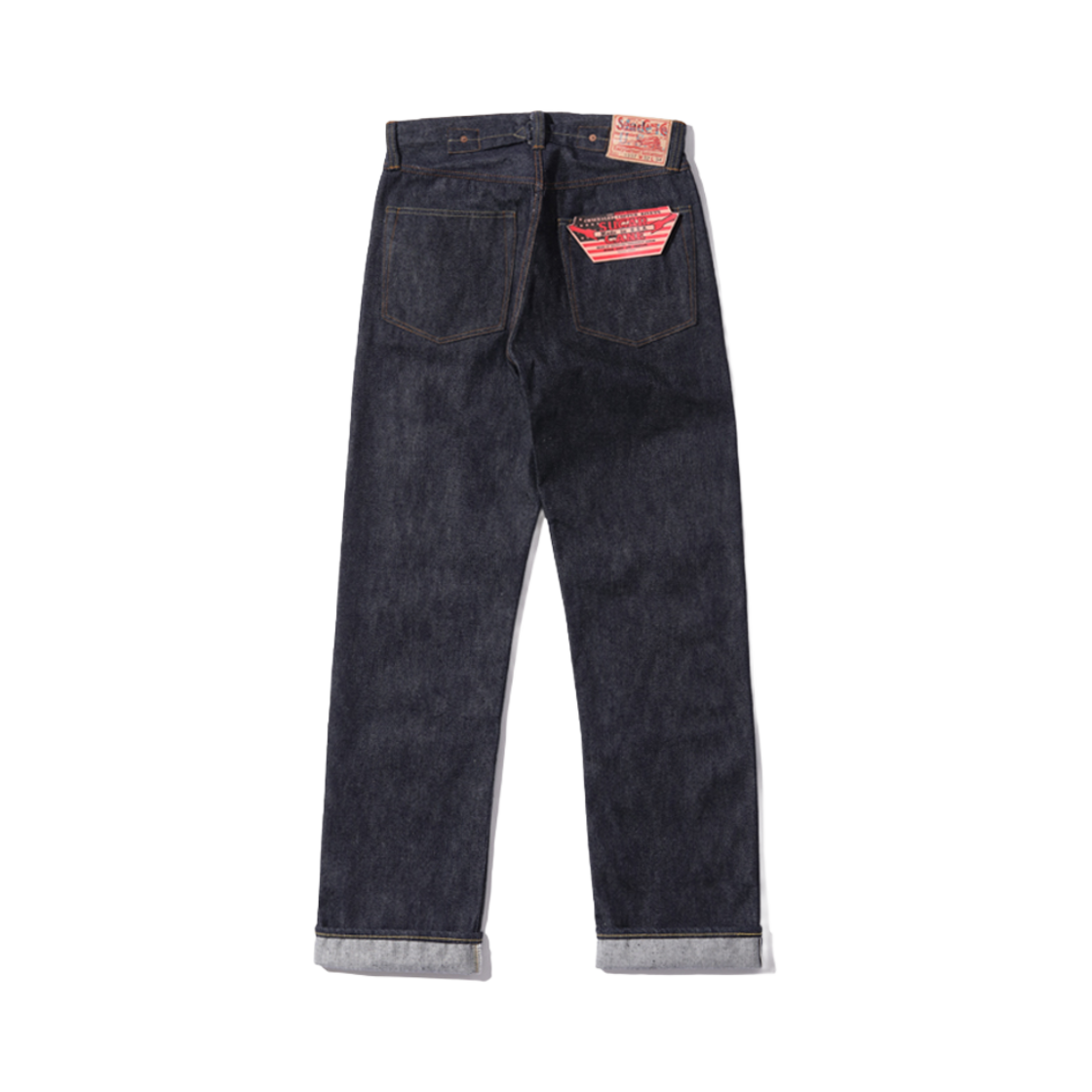 슈가 케인 메이드 인 USA 13온즈 블루 데님 웨이스트 오버롤 1937 모델 원 워시(Sugar Cane Made in USA 13 oz. Blue Denim Waist Overalls 1937 Model One Wash) - 2