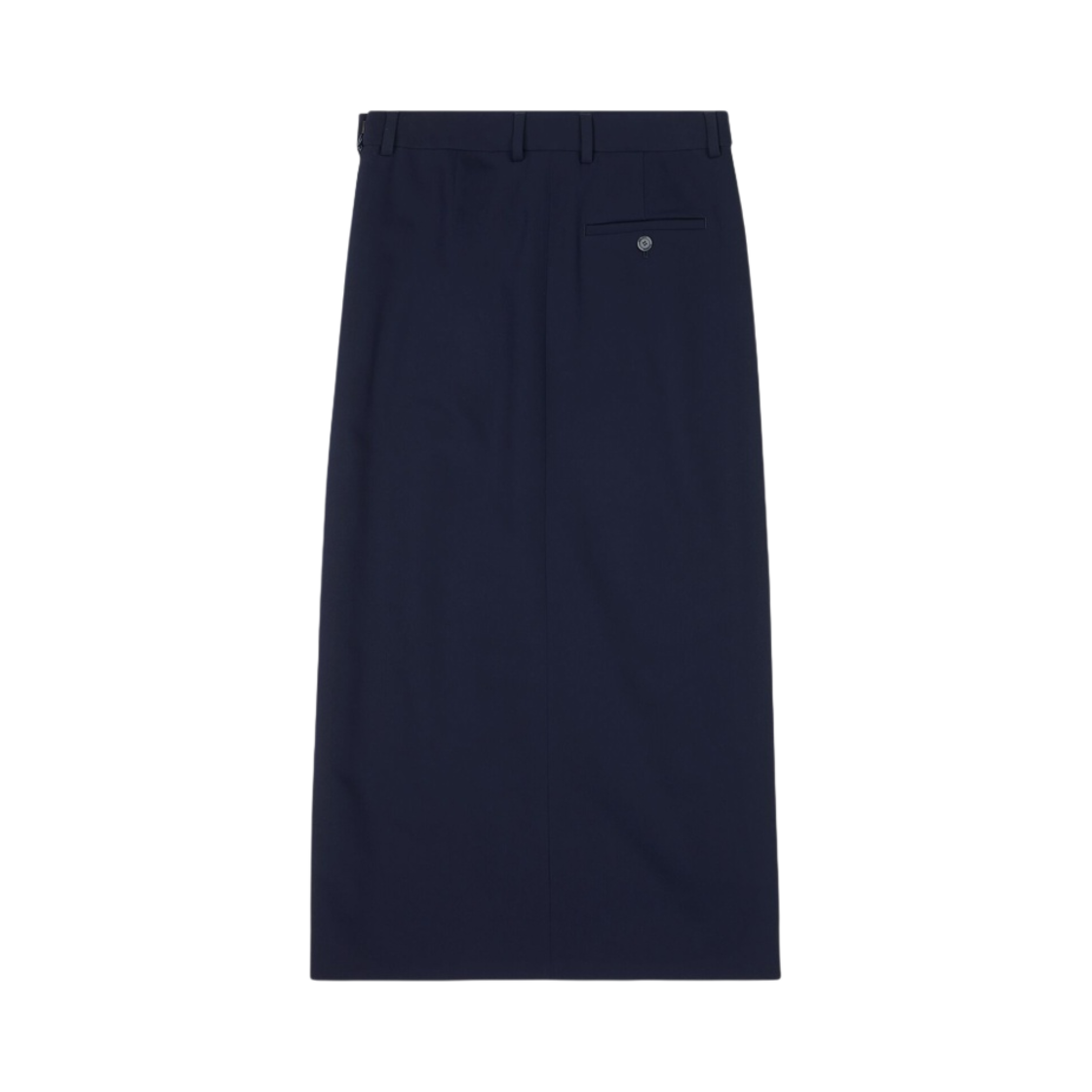 (W) 발렌시아가 슬릿 테일러드 스커트 네이비 블루((W) Balenciaga Slit Tailored Skirt Navy Blue) - 2