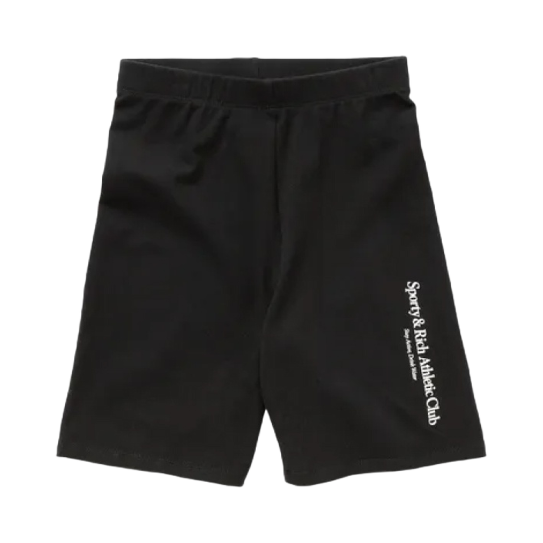 (W) 스포티 앤 리치 애슬레틱 클럽 바이커 쇼츠 블랙
