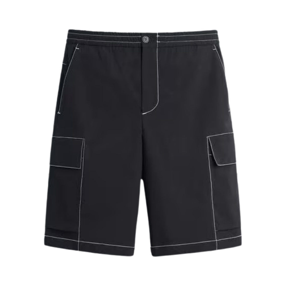 자라 콘트라스트 스티치 카고 버뮤다 팬츠 블랙(Zara Contrast Stitch Cargo Bermuda Pants Black) - 1