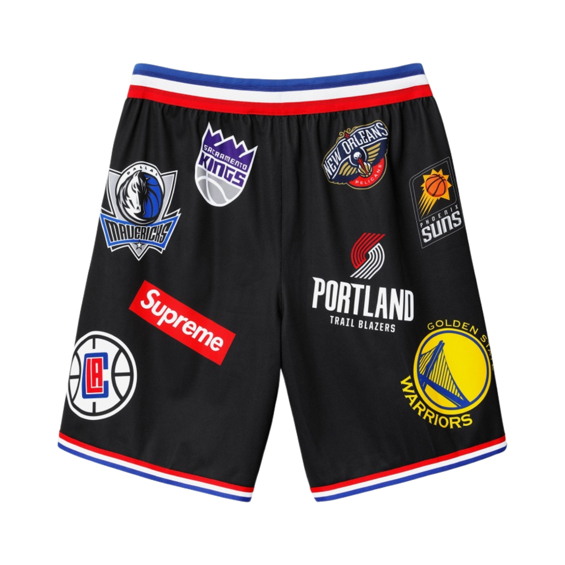 슈프림 x 나이키 NBA 팀 어센틱 쇼츠 블랙 - 18SS(Supreme x Nike NBA Teams Authentic Shorts Black - 18SS) - 2