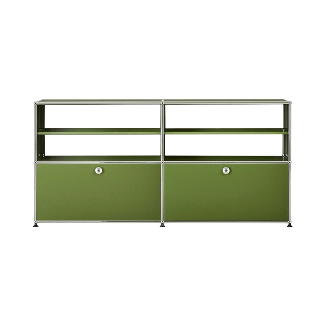 USM 할러 스토리지 2x2 올리브 그린(USM Haller Storage 2x2 Olive Green)